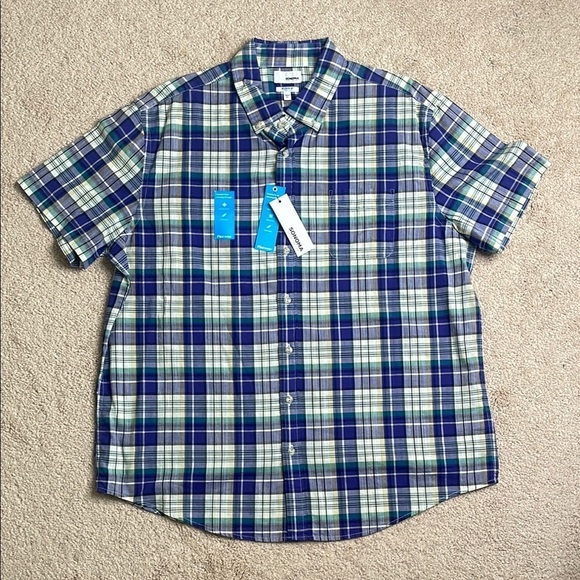 Sonoma Other - NWT Sonoma Blue and Green Casual Button Down Shirt